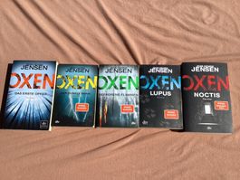 Jens Henrik Jensen Oxen Bände 1-5, fünf Taschenbücher
