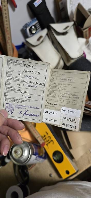 Sachs Ciclomotori: Schönes Original Pony Junior 503 A – Usato da Liesberg Dorf venduto da sniper88 3