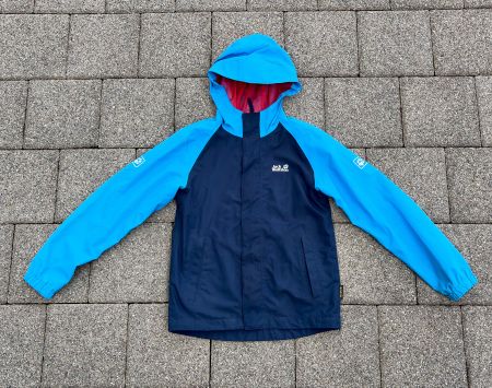 Jack Wolfskin Kinderregenjacke, Grösse 140