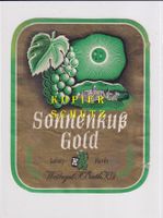 Etikette - Sonnenkuss Gold /bd