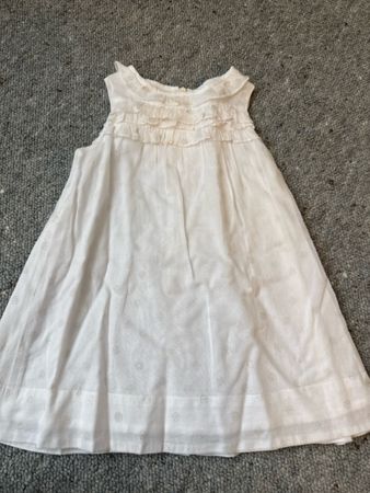 Robe d'été blanche luxe Tartine et Chocolat , taille 74 cm