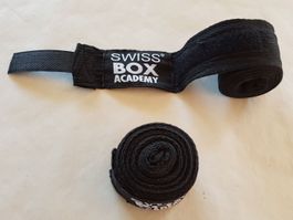 Boxhandschuh Bandagen 3.5m schwarz - Boxmaterial SBA NEU!
