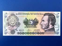 BANCO CENTRAL DE HONDURAS 5 Lempiras UNC