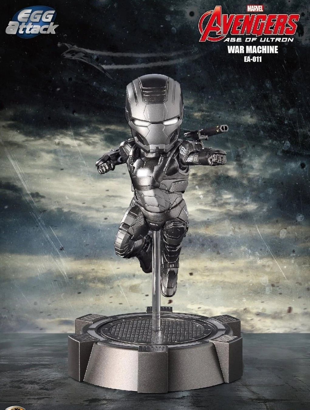 Marvel Statuette: BEAST KINGDOM EGG ATTACK WAR MACHINE AVENGERS EA-011 – Usato da Oberentfelden venduto da FiguresAndGamesPlace
