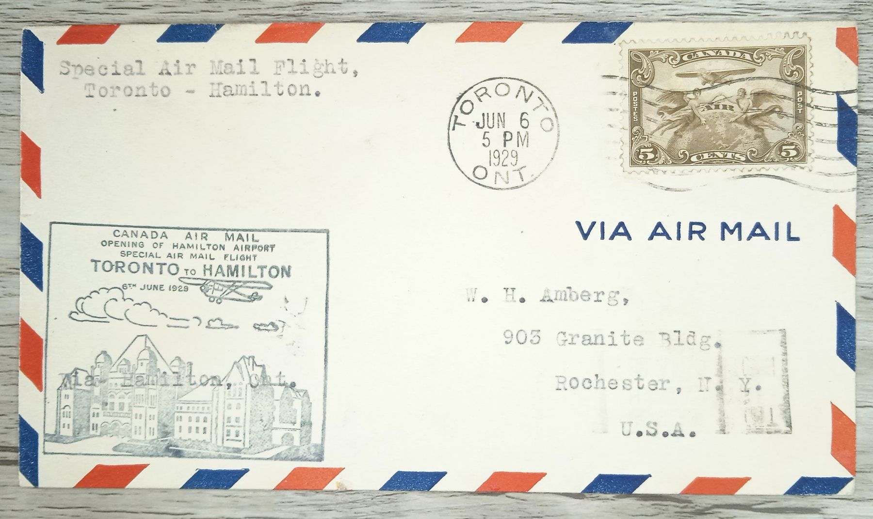 Tutti i francobolli: TR102 Enveloppe + Timbre Canada 1929 – Usato da Cousset venduto da Patrick_Collections