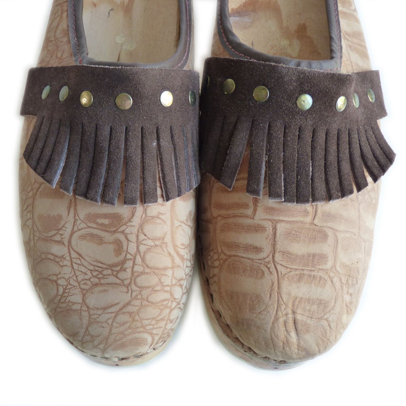 Damenschuhe: Clogs Gr. 38/39 Holzclogs Gummisohle Original VINTAGE 60s – Neu (gemäss Beschreibung) aus Brüttisellen von Buxus 4
