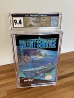 Nintendo Nes Silent Service Sealed Neu in CGC 9.4A+ Grade !