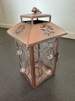 Laterne Metall / Glas stehend oder zum Aufhängen