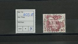 CH - Werbemarken - SBK Nr. 609 - ET Vollstempel