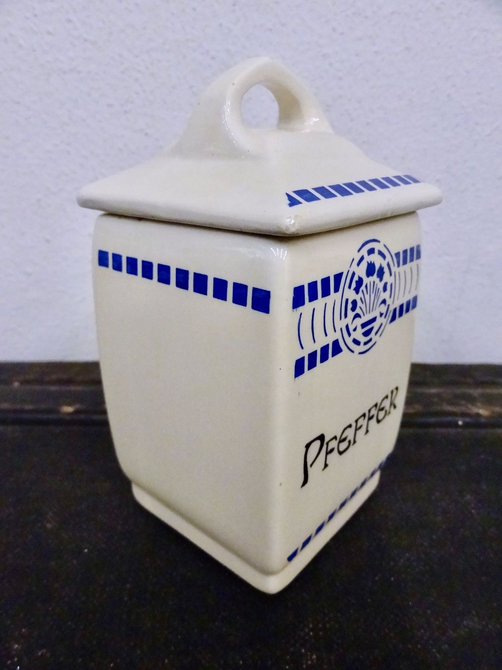 Contenitori & Simili: Vintage Vorratsdose PFEFFER Dose Vorratsbehälter Keramik – Nuovo (secondo la descrizione) da Kerzers venduto da zimmergruen 7