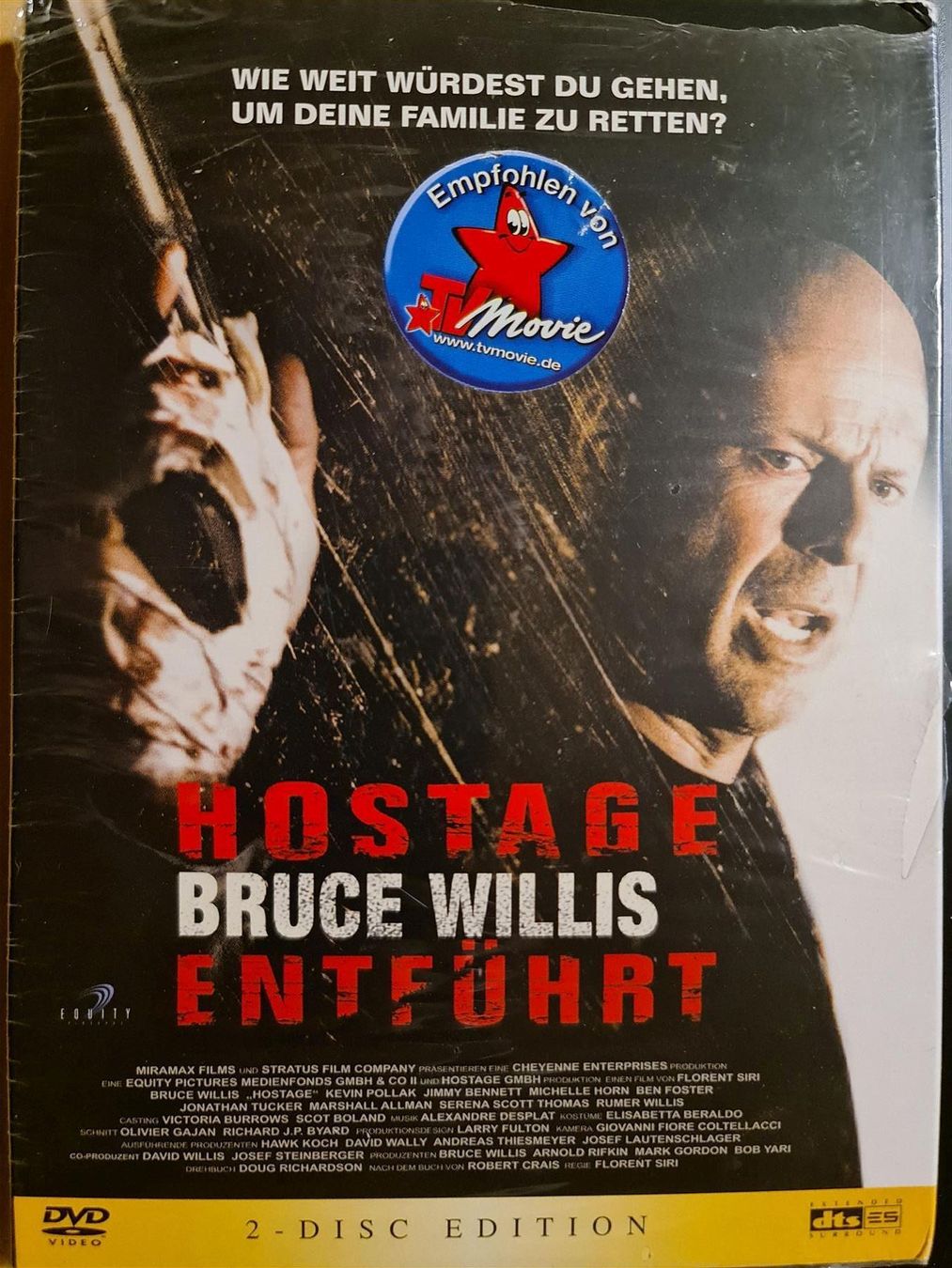 Alle DVDs: Hostage - Entführt ungeöffnet – Neu und originalverpackt aus Dintikon von Vexi