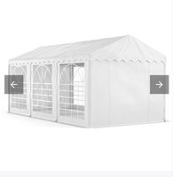Profi PVC Partyzelt 3 x 6 m weiss