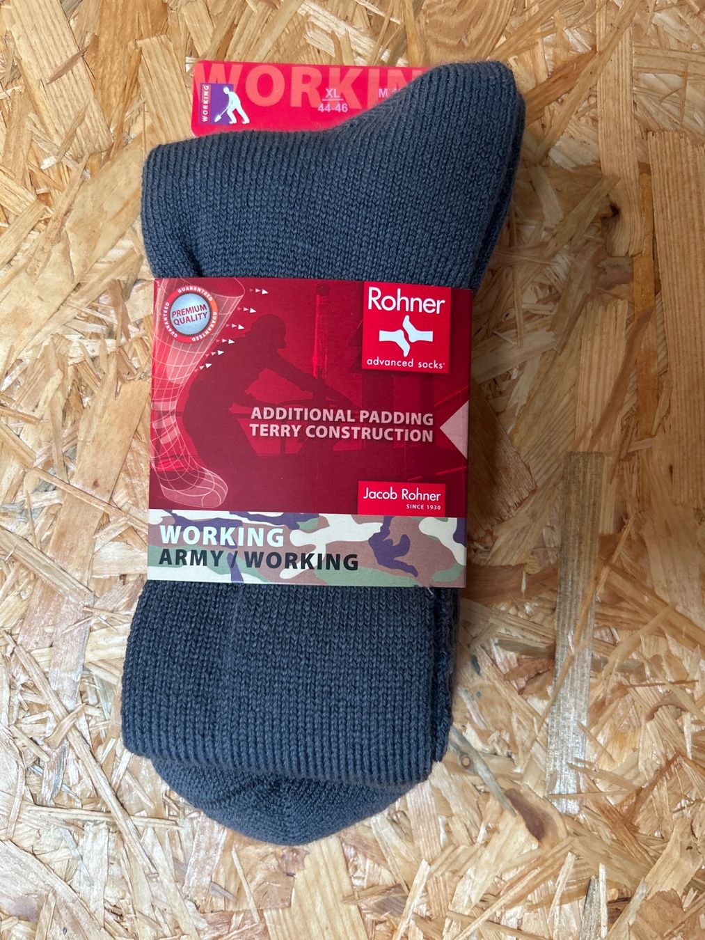 Rohner Calze: Rohner Arbeits Army working Socken Gr. 44-46 – Nuovo e nell'imballaggio originale da Jegenstorf venduto da Bracher_Store 1