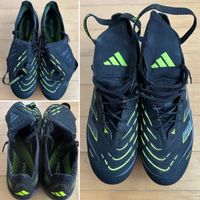 Adidas Predator Elite FT SG + FT FG Schwarz+Weiss Gr. 45 1/3