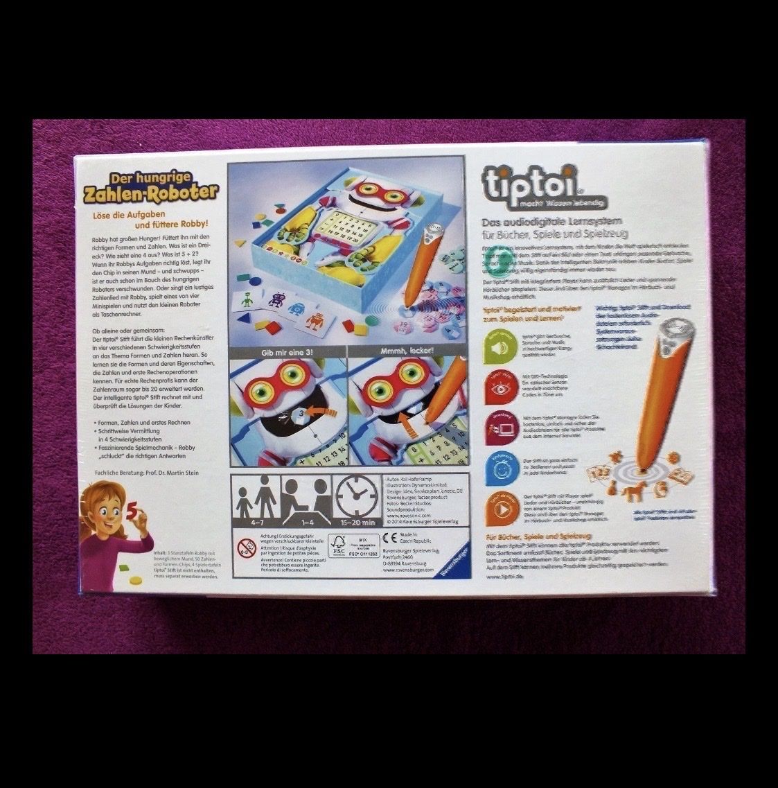 Tiptoi Spiele: tiptoi Spiel - Der hungrige Zahlenroboter – Gebraucht aus Rottenschwil von gle81 2