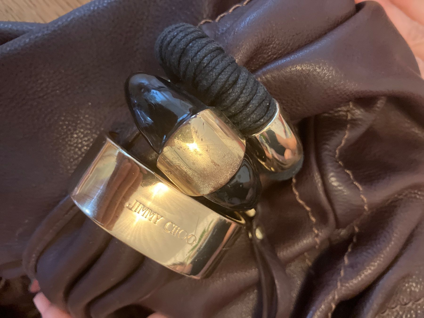 Jimmy Choo Taschen für Damen: Jimmy Choo Leder Handtasche – Gebraucht aus Zürich von zac_bs6l 5