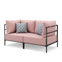 Sofa ETHAN 2-Sitzer rosa