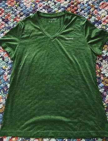 T-shirt USA Pro Tech V vert - taille 38