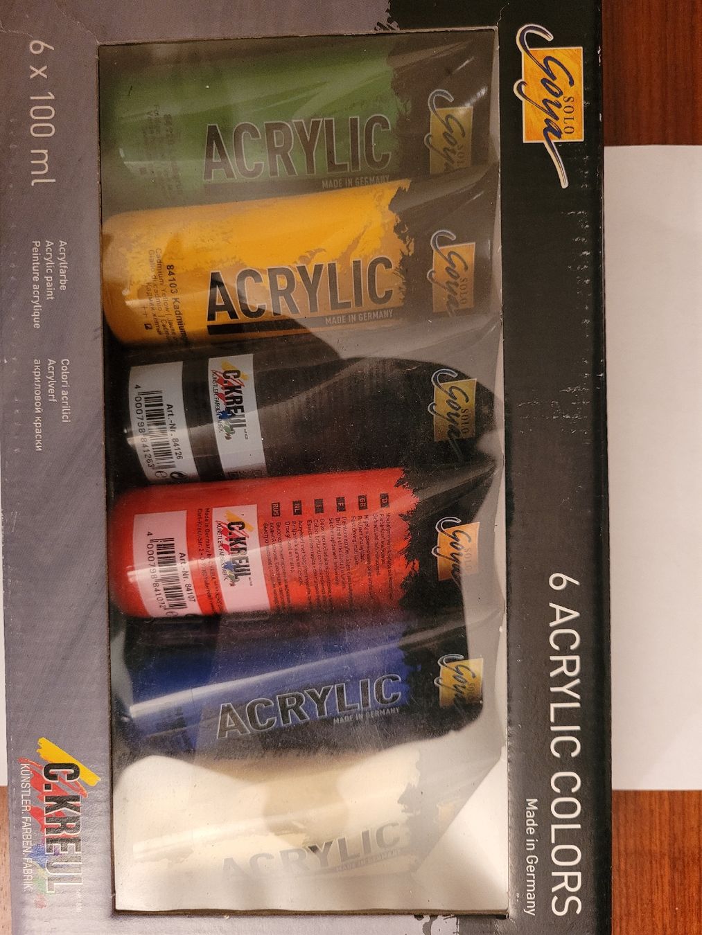 Farben: Acrylic Farben – Neu und originalverpackt aus St. Gallen von kamel27