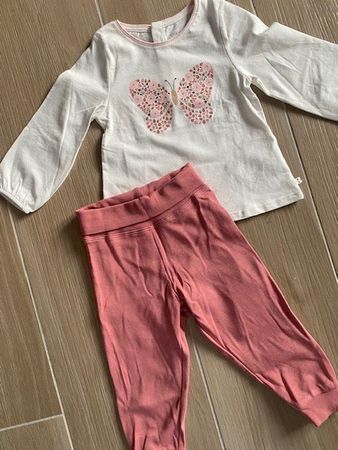 neuer Pulli und Hose Gr. 74/80 "Schmetterling"
