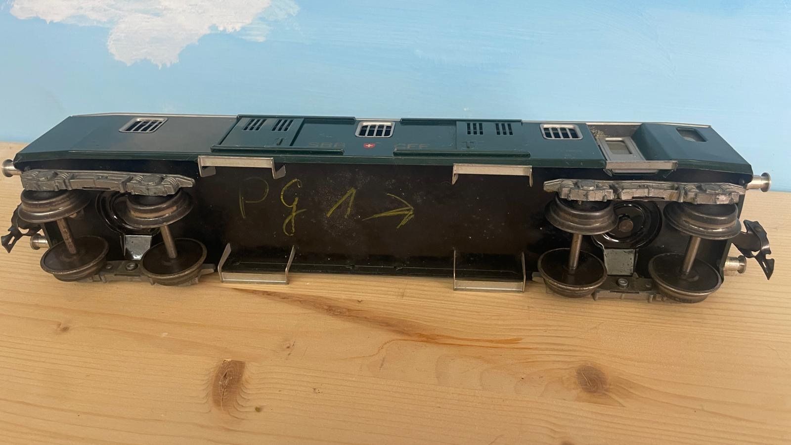 Hag Modellini di ferrovie: HAG Gepäckwagen Spur 0 – Usato da Birmensdorf ZH venduto da 6109 2