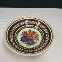 Wechsler Tirolkeramik Schwaz/Österreich handbemalter Teller