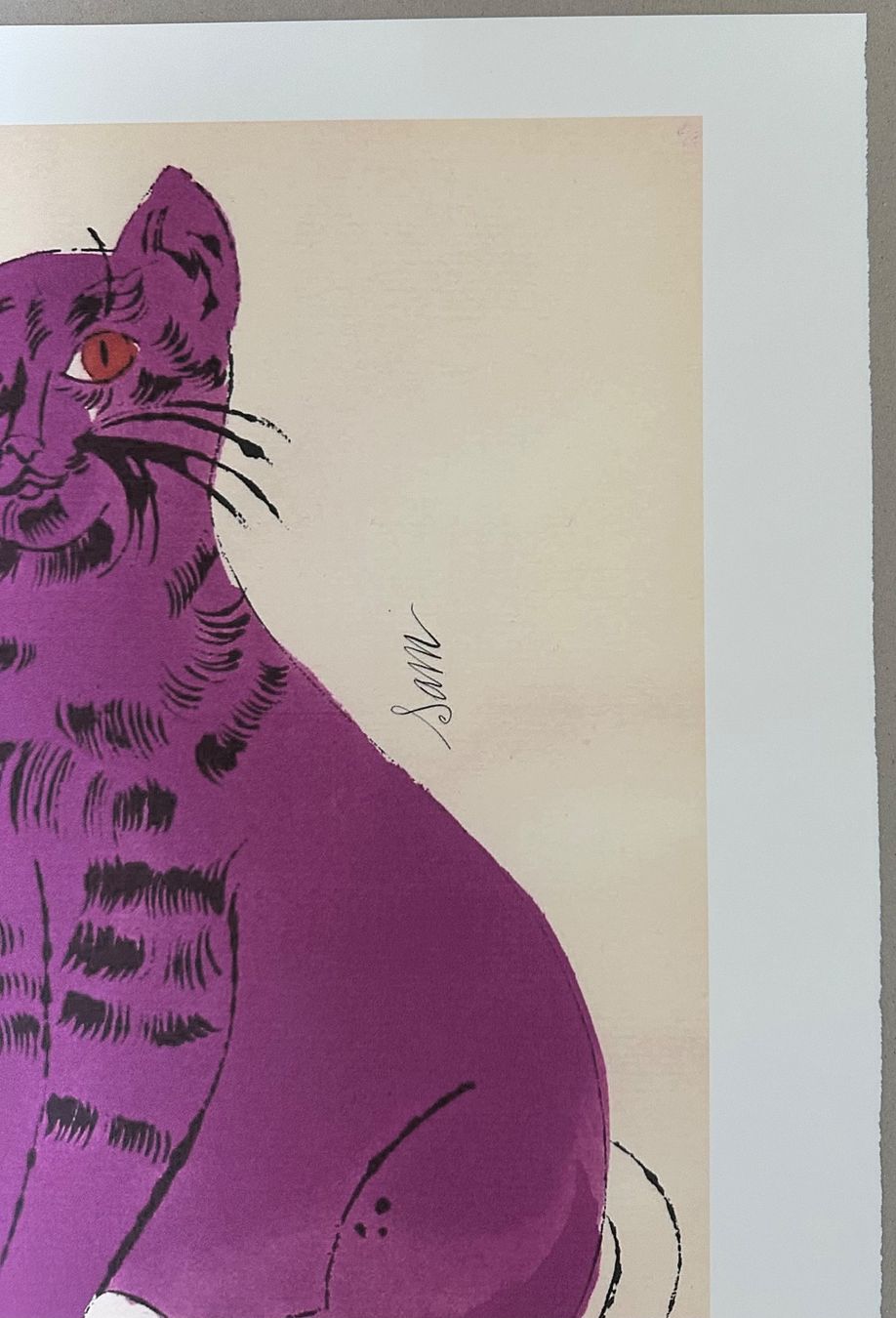 Posters & Illustrations: Warhol: Sam the Cat 76/100 – Neuf (Voir description) à Meilen par Smgdesign 4
