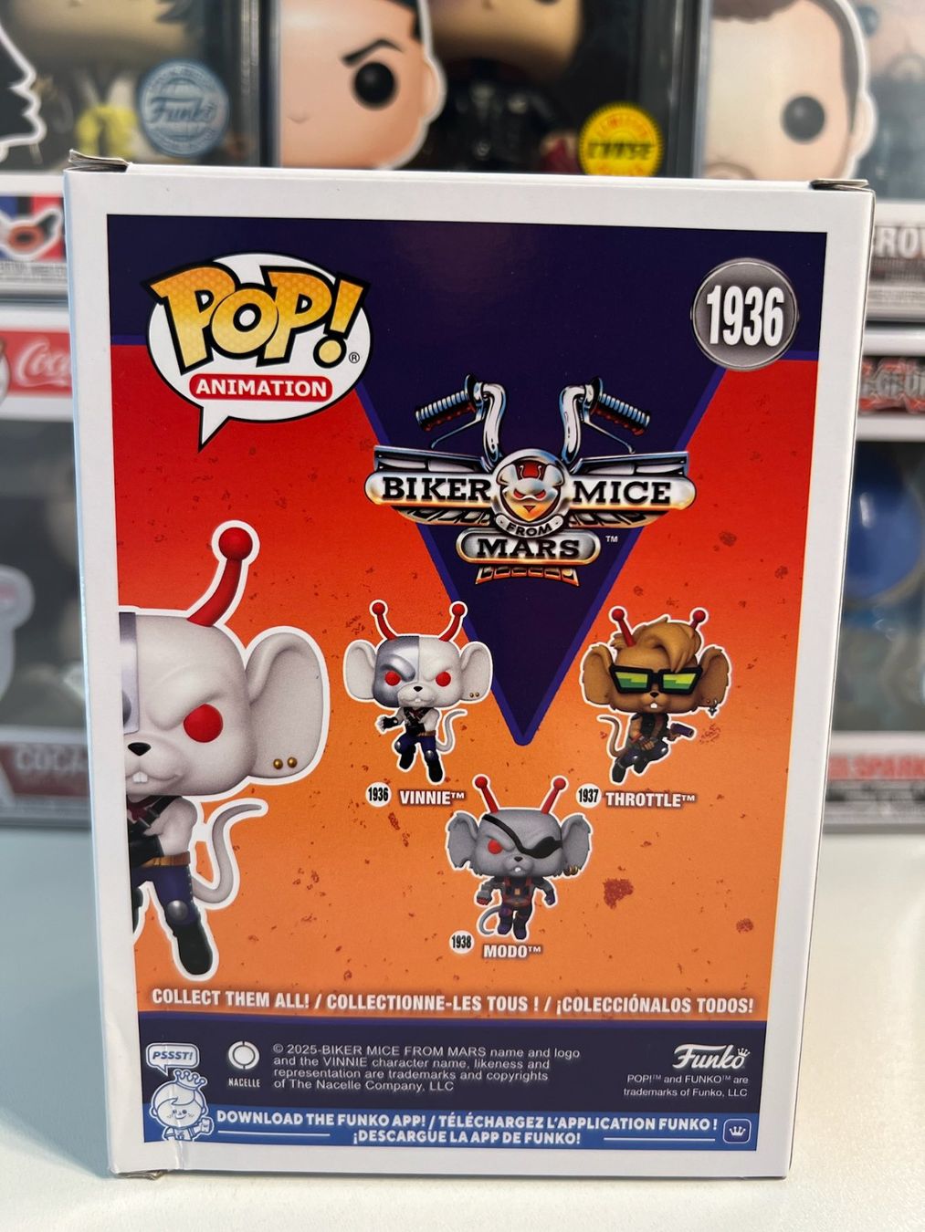 Funko Statuette: Funko POP! Animation Biker Mice From Mars Vinnie – Nuovo e nell'imballaggio originale da Le Mouret venduto da perfectbijou 2