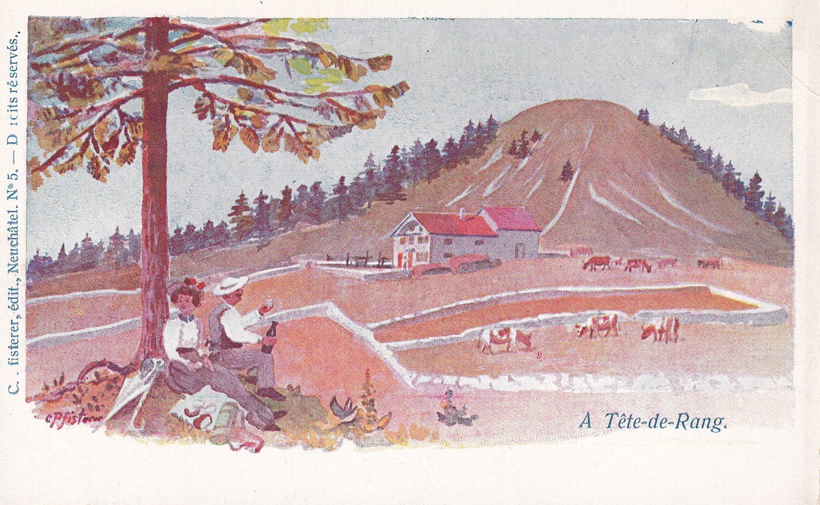 Cartoline postali: Tête de Ran   NE          ca, 1900 – Usato da Brig venduto da Valcards54