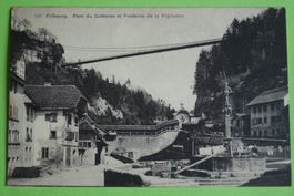 AK Fribourg  Pont du Gotteron et Fontaine de la Vigliance