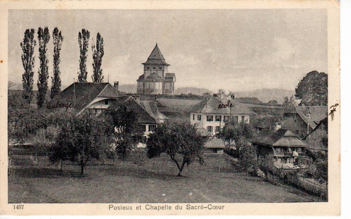 Cartoline postali: Posieux – Usato da Wolhusen venduto da Curver9