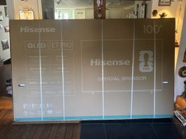 Hisense 100 Zoll QLED TV E7 PRO Neu Ovp - Perfekt für Fussba