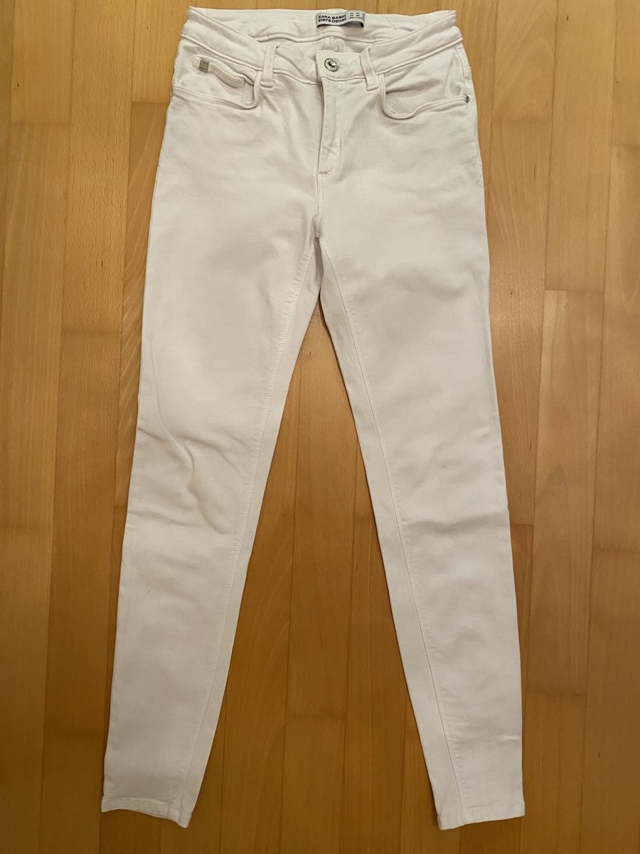 Zara Jeans: Damen Jeans Zara Basic weiss, Grösse 36 – Usato da Bassersdorf venduto da jeh99