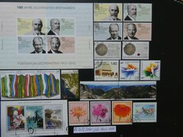 FL 2012 Jahr gestempelt ohne Nr. 1611 unter 10% Katalog