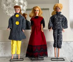 3 outfit vintage per Barbie