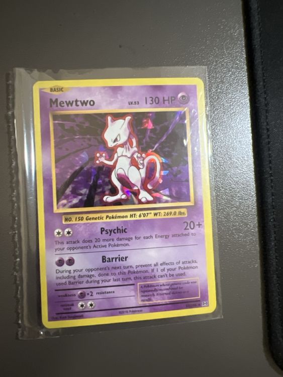 51/108 pokemon card price Mewtwo Pokemon Card Credit Card Skin – Anime Town Creations main image 0