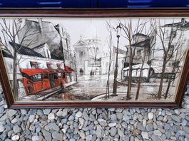 Peinture de Rody Iliesco.40 sur 80 cm.