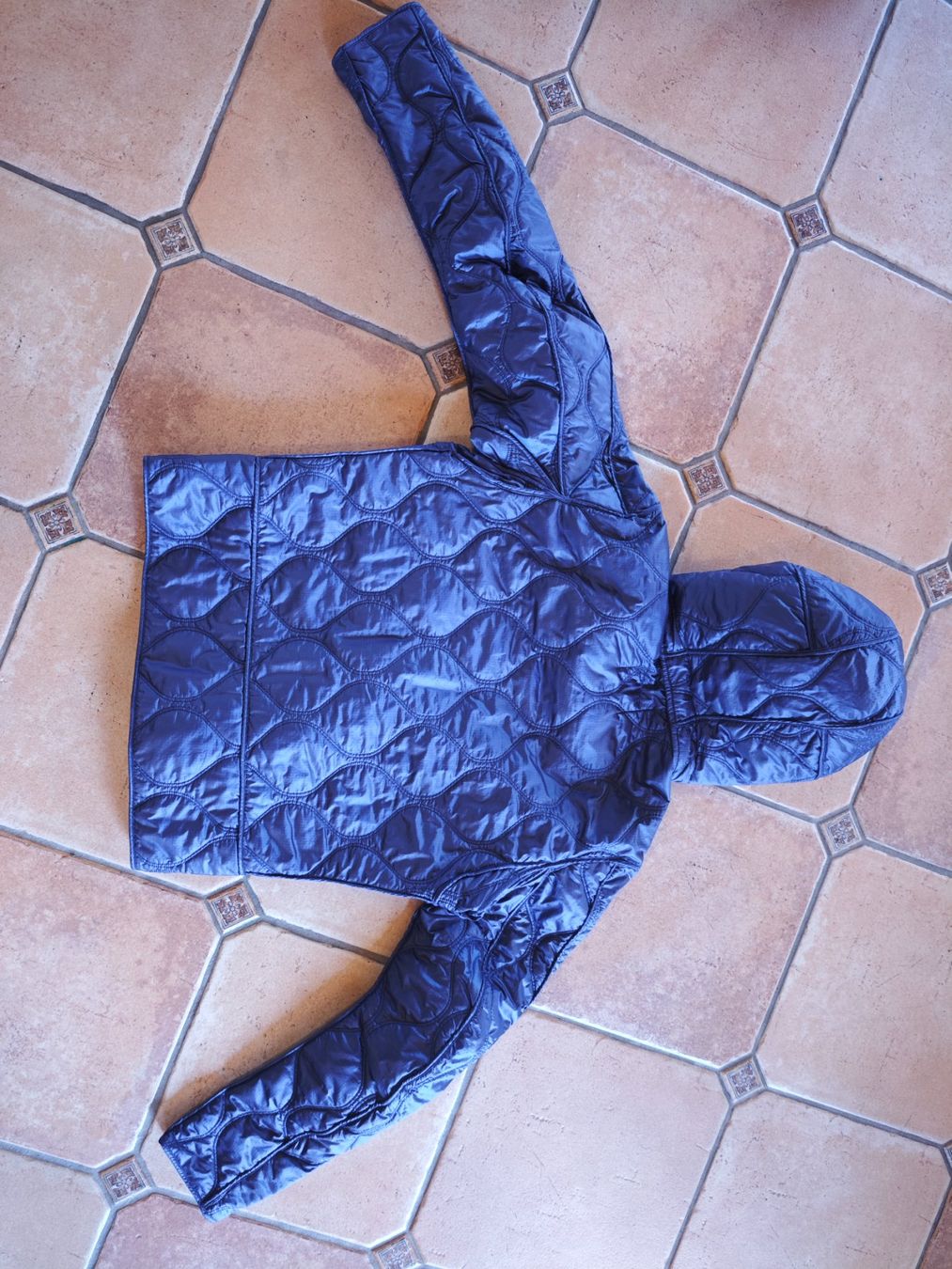 Jet Set Jacken: Jetset Übergangsjacke Grösse 3 Metallic Blau – Gebraucht aus Freienbach von Xyzchristianxyz
