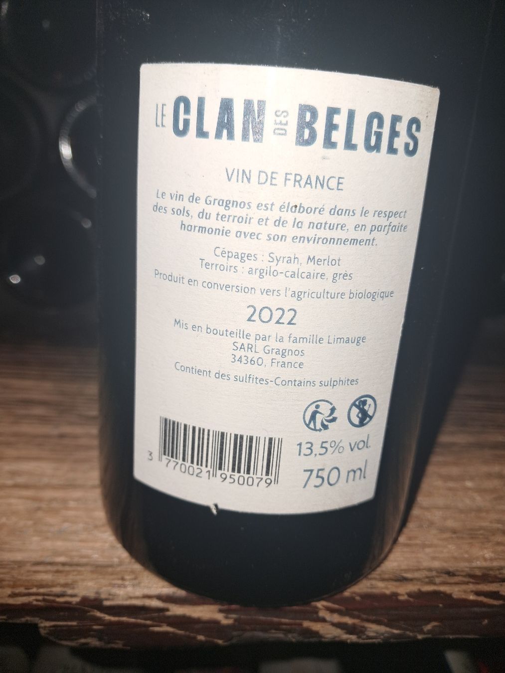 Vino: Gragnos Le clan des Belges 2022 – Nuovo e nell'imballaggio originale da Le locle venduto da juliensaran 3