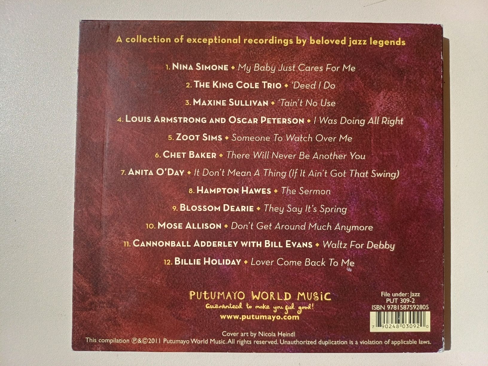CD: Putumayo presents Jazz - CD  – Nuovo (secondo la descrizione) da Begnins venduto da Drastic-Sound 1