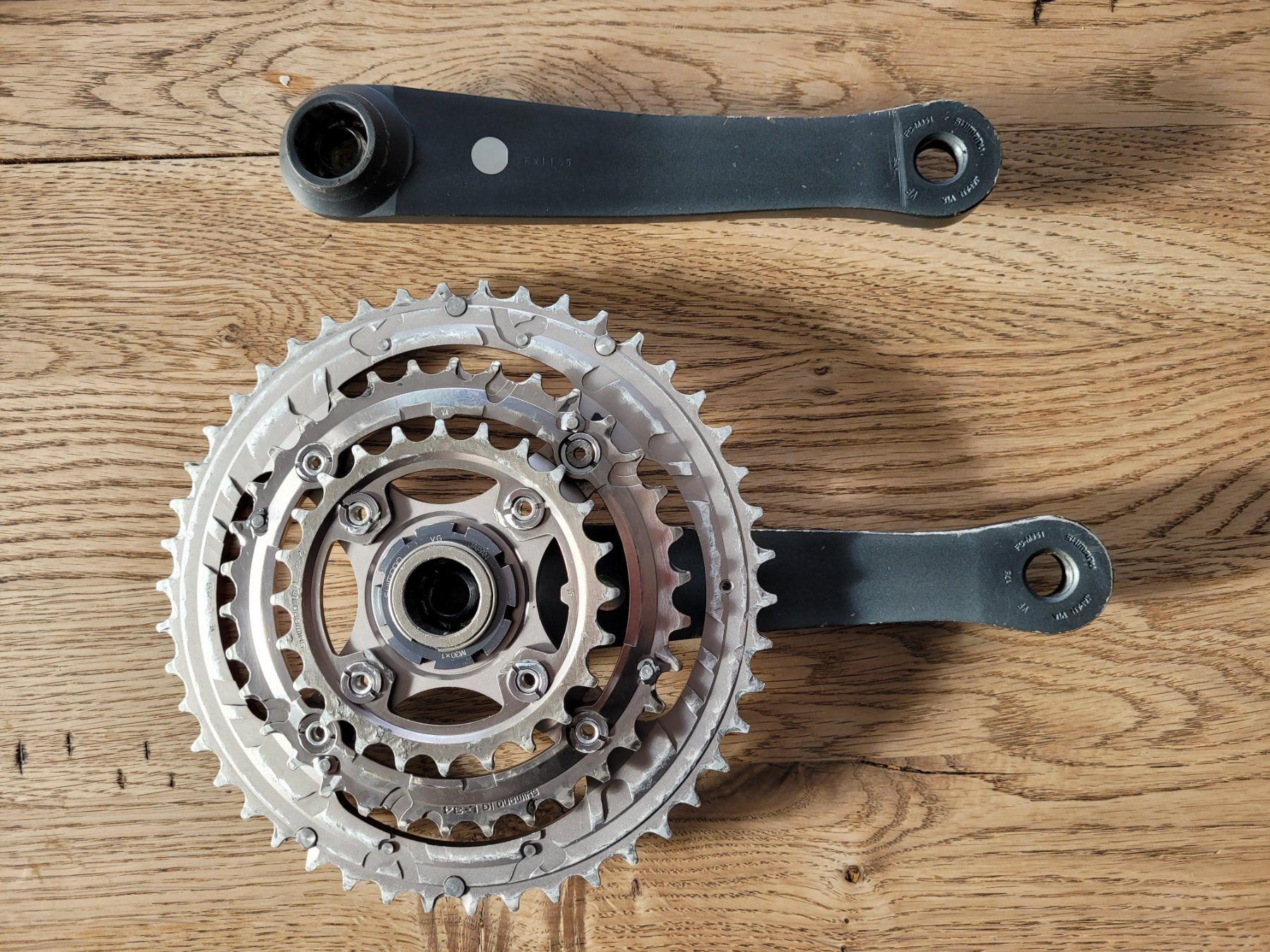 Shimano Ersatzteile: Kurbel XTR FC-M951 – Gebraucht aus Rechthalten von Strike10 2