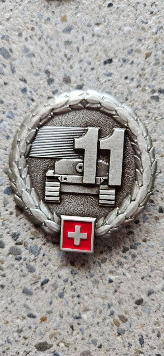 Schweizer Armee Placchette & Badge: *** Beretemblem Silber *** – Nuovo (secondo la descrizione) da Riedholz venduto da fr_sIruP