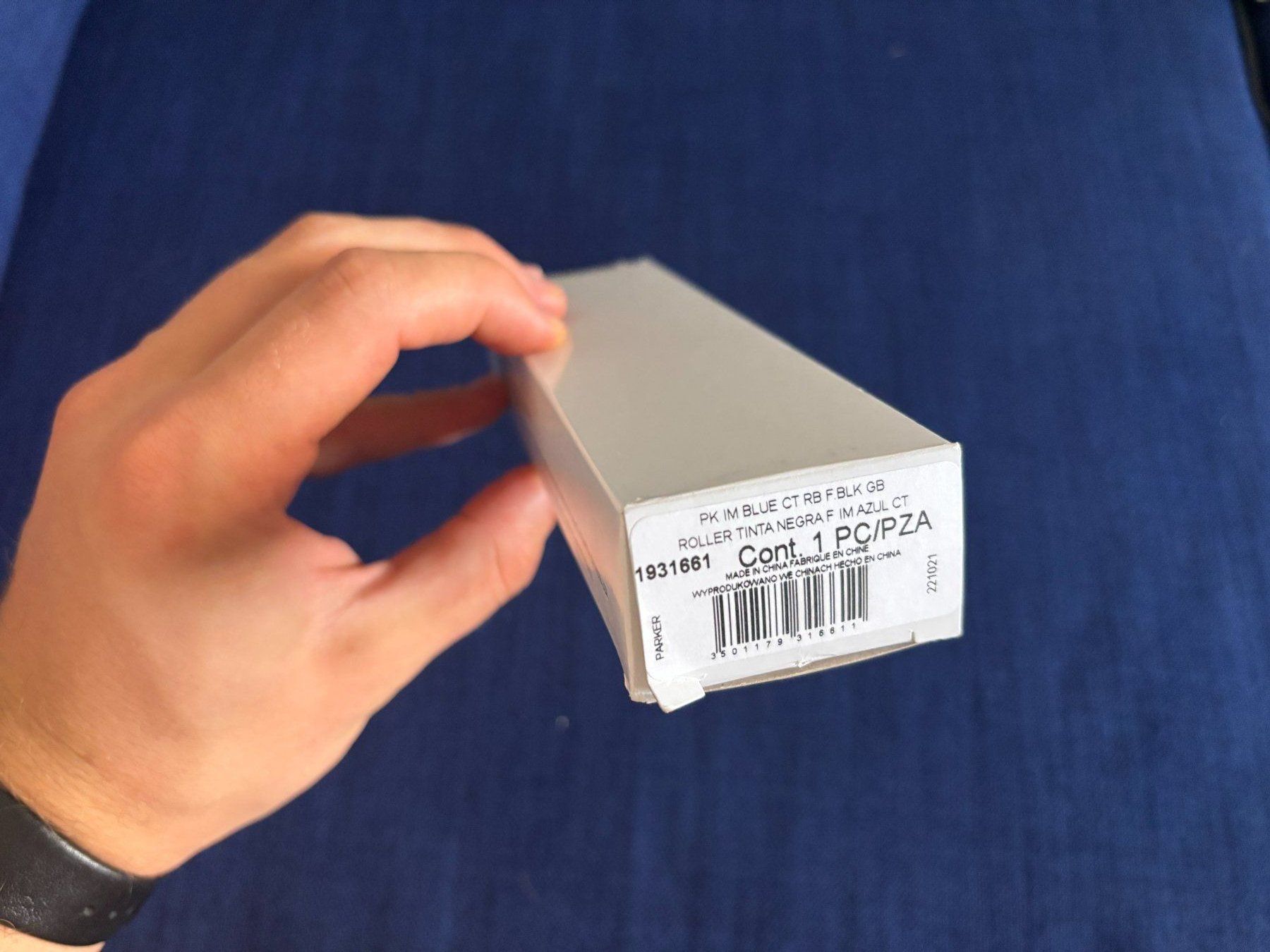 Parker Altro in Scrittura & Disegno: Parker IM Rollerball Mattblau/Chrom mit Originalbox – Nuovo (secondo la descrizione) da Hergiswil NW venduto da man_j7cb 7