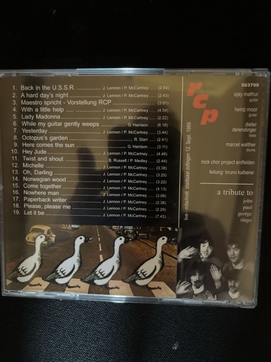CD: CD Various Artists Abbey Road rock chor project RCP – Usato da Giswil venduto da Nistsigi 1