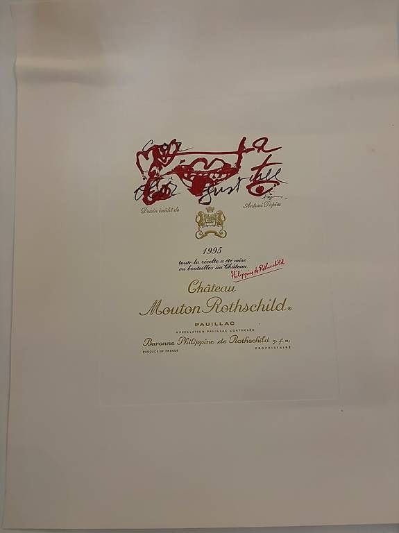 Wein: Mouton Rothschild 1995     Image 56x43 – Gebraucht aus Greng von Cristina0112
