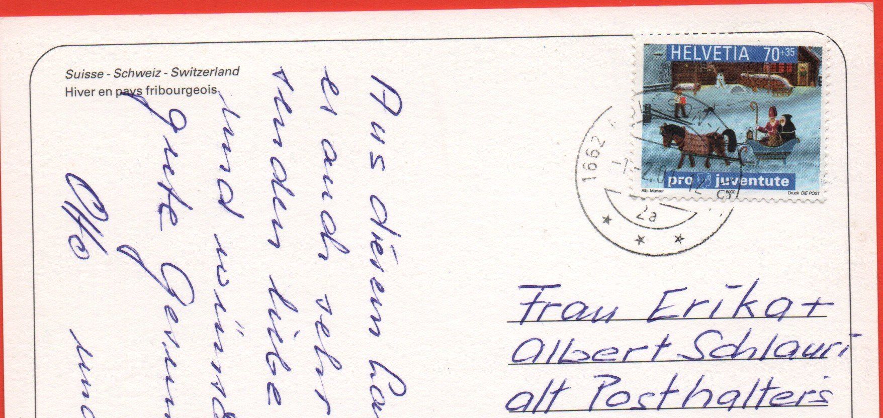 Ansichtskarten: Pays de FRIBOURG – Gebraucht aus Jona von philajona 1
