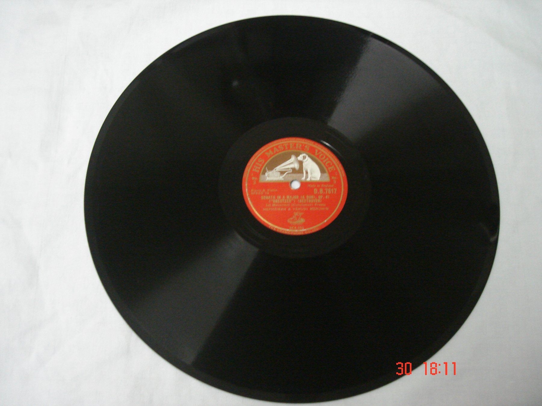 Dischi in vinile: Schellackplatten Beethoven Kreutzersonate A-Dur Op.47 – Usato da Aeschi SO venduto da abi1951 3