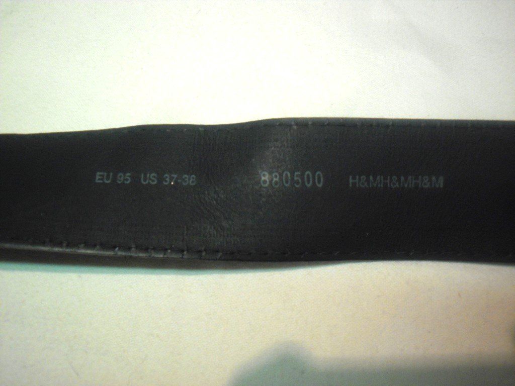 Gürtel: Gurt , Ledergurt 105cm - H&M – Neu (gemäss Beschreibung) aus Büren SO von omsa 3