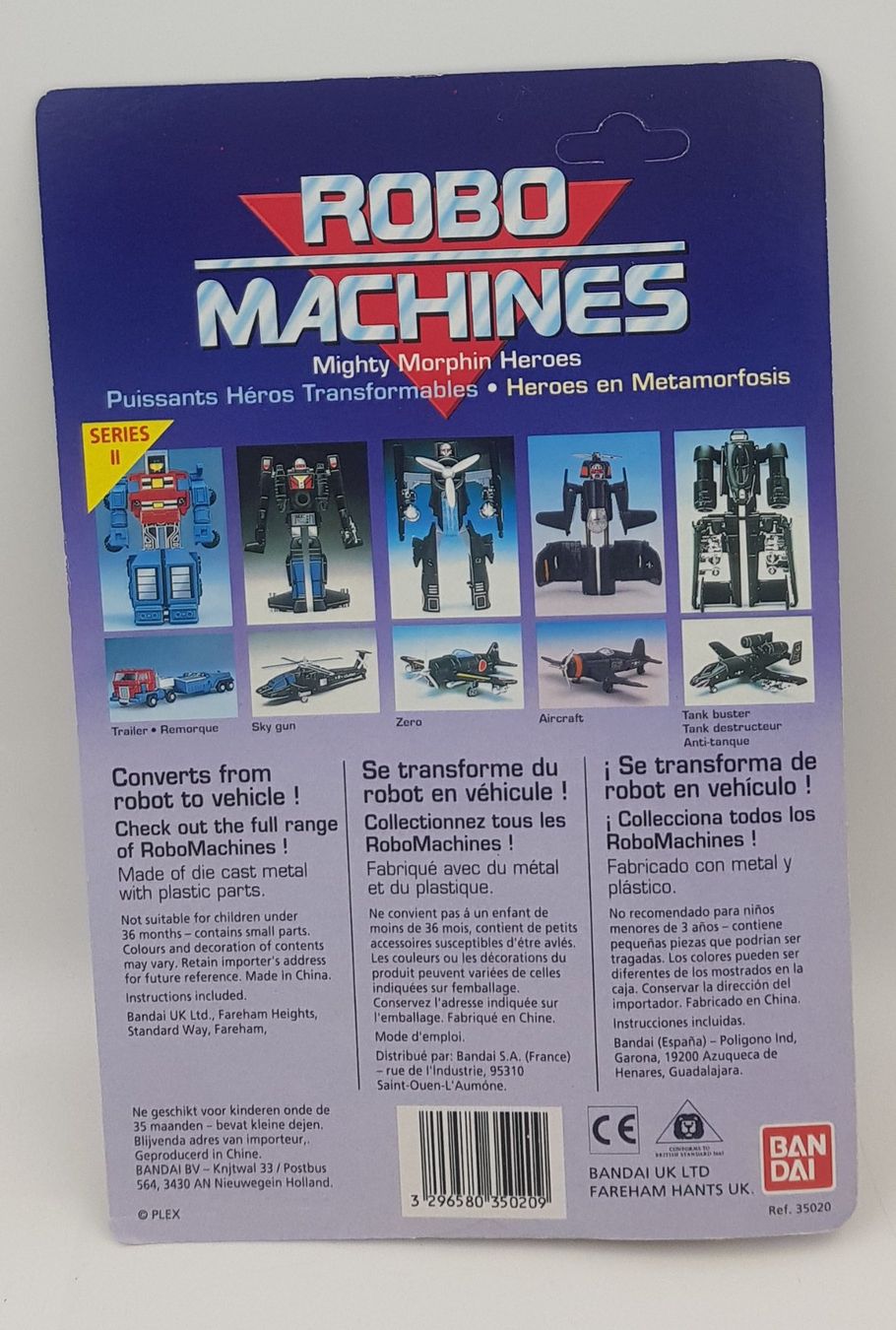 Bandai Jouets: Robo Machines - Sky Gun - Mighty Morphin Heroes/ Gobots – D'occasion à St-Sulpice VD par Davyd-a-Doc 1