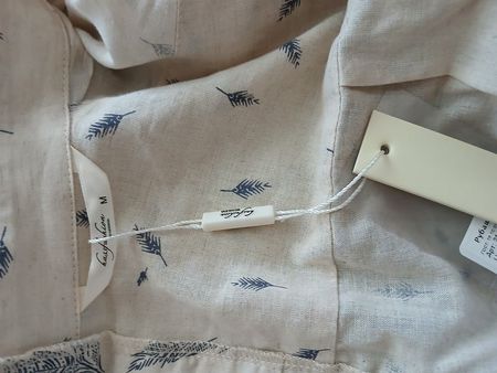Bluse/Hemd NEU, Gr.M, Leinen/Baumwolle